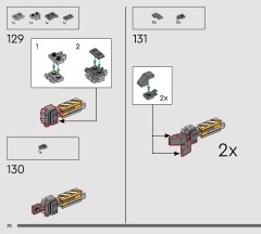 LEGO 43279 instructions page 70 – build guide