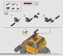 LEGO 43279 instructions page 73 – build guide