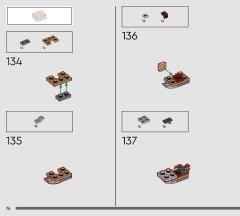 LEGO 43279 instructions page 74 – build guide