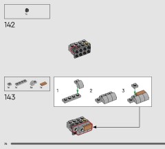 LEGO 43279 instructions page 76 – build guide