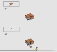 LEGO 43279 instructions page 77 – build guide