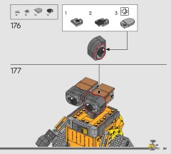 LEGO 43279 instructions page 89 – build guide