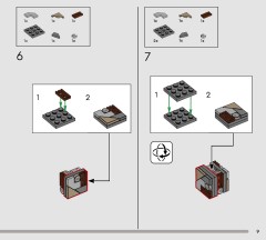 LEGO 43279 instructions page 9 – build guide