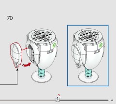 LEGO 43279 instructions page 45 – build guide
