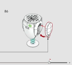 LEGO 43279 instructions page 51 – build guide