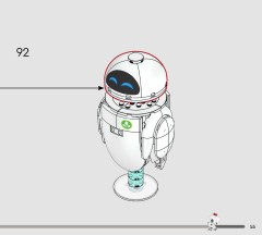 LEGO 43279 instructions page 55 – build guide