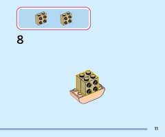 LEGO 43284 instructions page 11 – build guide