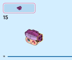 LEGO 43284 instructions page 18 – build guide