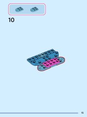 LEGO 43285 instructions page 15 – build guide