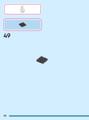 LEGO 43285 instructions page 58 – build guide
