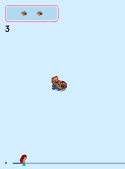 LEGO 43285 instructions page 8 – build guide