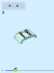 LEGO 43285 instructions page 8 – build guide