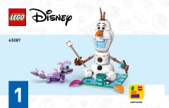 LEGO 43287 instructions page 1 – build guide