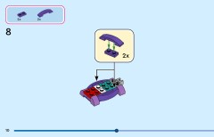 LEGO 43287 instructions page 10 – build guide