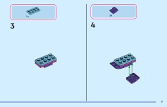 LEGO 43287 instructions page 7 – build guide