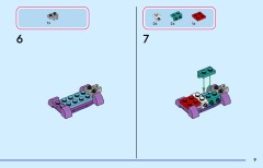 LEGO 43287 instructions page 9 – build guide