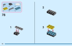 LEGO 43287 instructions page 54 – build guide