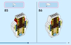 LEGO 43287 instructions page 61 – build guide