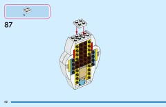 LEGO 43287 instructions page 62 – build guide