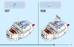 LEGO 43287 instructions page 77 – build guide