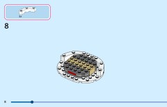 LEGO 43287 instructions page 8 – build guide