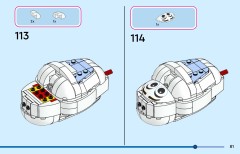 LEGO 43287 instructions page 81 – build guide