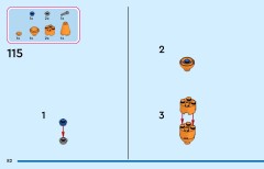 LEGO 43287 instructions page 82 – build guide