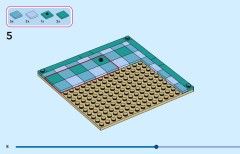 LEGO 43287 instructions page 8 – build guide