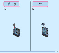 LEGO 43288 instructions page 11 – build guide