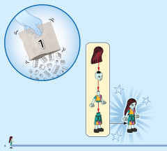 LEGO 43288 instructions page 4 – build guide