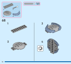 LEGO 43288 instructions page 56 – build guide
