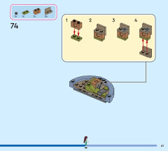 LEGO 43288 instructions page 61 – build guide