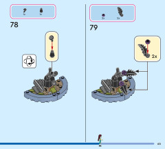LEGO 43288 instructions page 65 – build guide