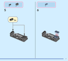 LEGO 43288 instructions page 7 – build guide