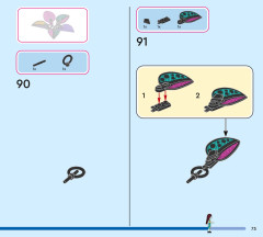 LEGO 43288 instructions page 73 – build guide