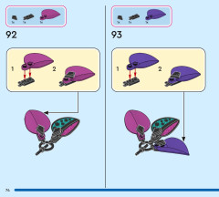 LEGO 43288 instructions page 74 – build guide