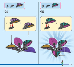 LEGO 43288 instructions page 75 – build guide