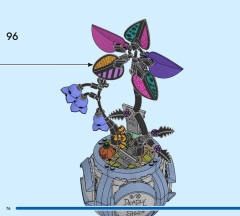 LEGO 43288 instructions page 76 – build guide