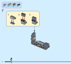 LEGO 43288 instructions page 8 – build guide