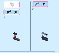 LEGO 43288 instructions page 9 – build guide