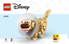 LEGO 43290 instructions page 1 – build guide