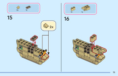 LEGO 43290 instructions page 15 – build guide