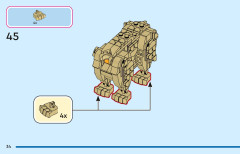 LEGO 43290 instructions page 34 – build guide