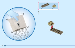 LEGO 43290 instructions page 6 – build guide