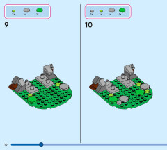LEGO 43290 instructions page 10 – build guide