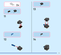 LEGO 43290 instructions page 11 – build guide