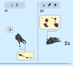 LEGO 43290 instructions page 13 – build guide