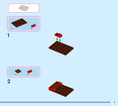 LEGO 43290 instructions page 3 – build guide