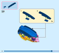 LEGO 43290 instructions page 38 – build guide