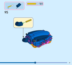 LEGO 43290 instructions page 61 – build guide